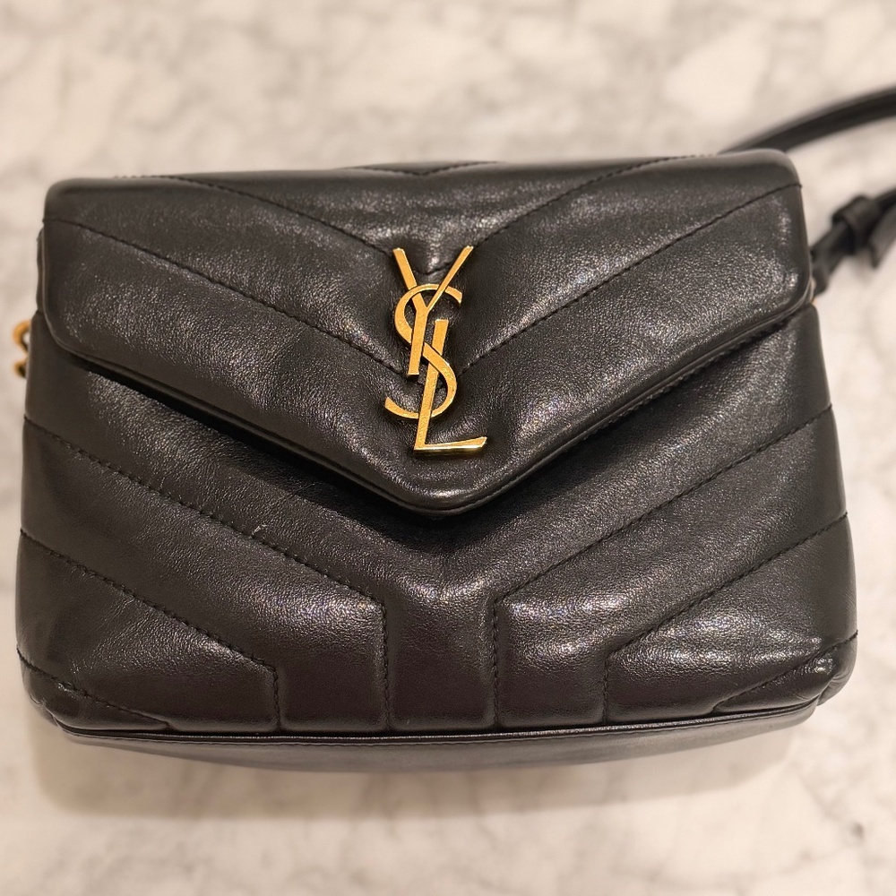 Saint Laurent LouLou Toy Matelasse Leather Shoulder Bag